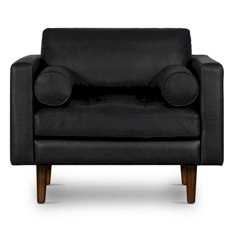 Poly and Bark Napa Lounge Chair - Genuine Italian Leather