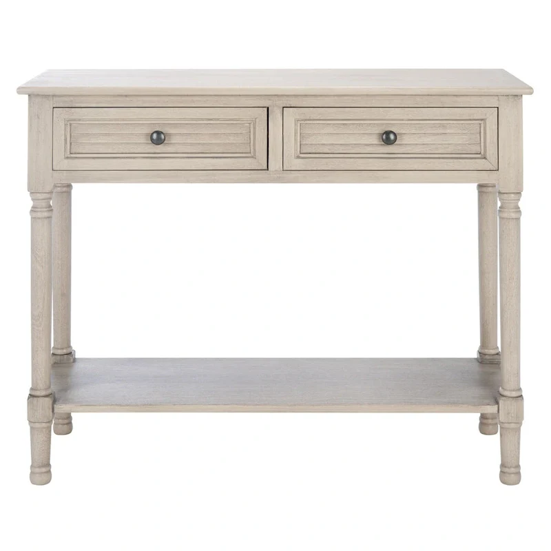 SAFAVIEH Tinnie 2-Drawer Console Table - 36 W x 13 L x 29.5 H - 36Wx13Dx30H