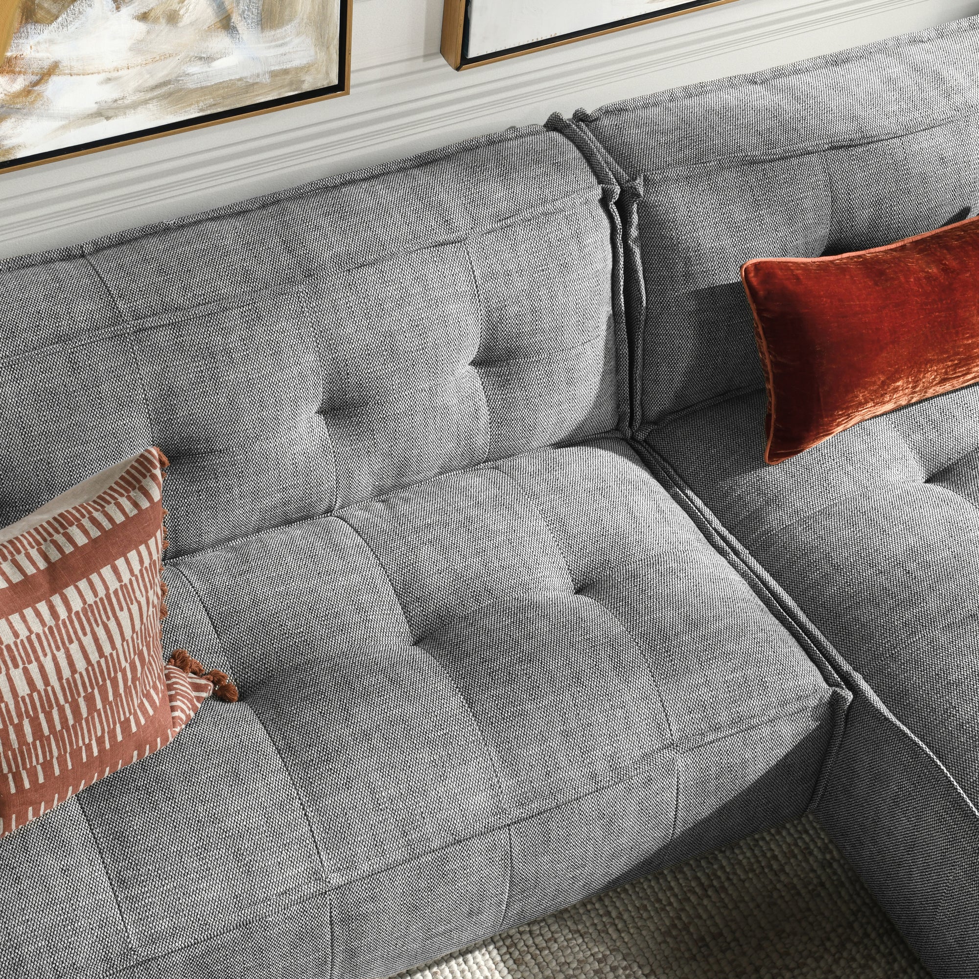 Element Upholstered Sectional w RAF Chaise