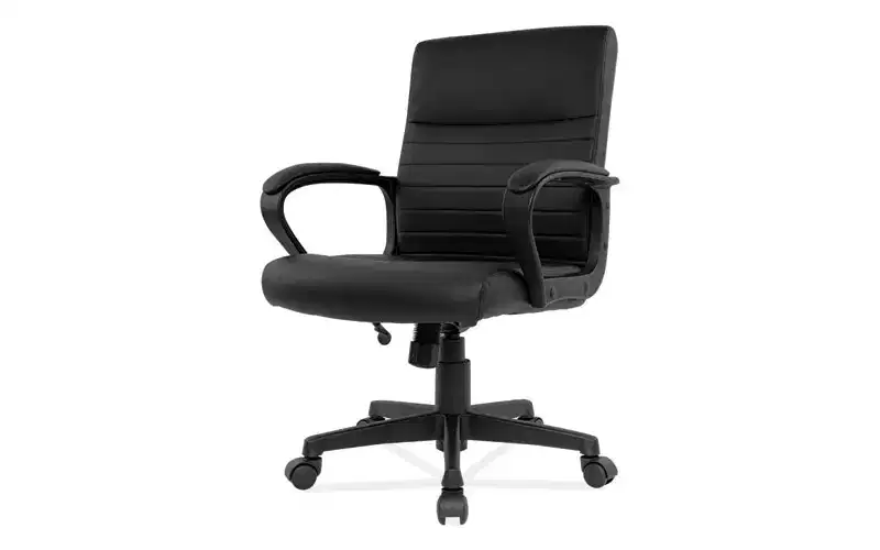 Alera Alera Breich Series Manager Chair, Supports Up to 275 lbs, 16.73 to 20.39 Seat Height, Black Seat/Back, Black Base