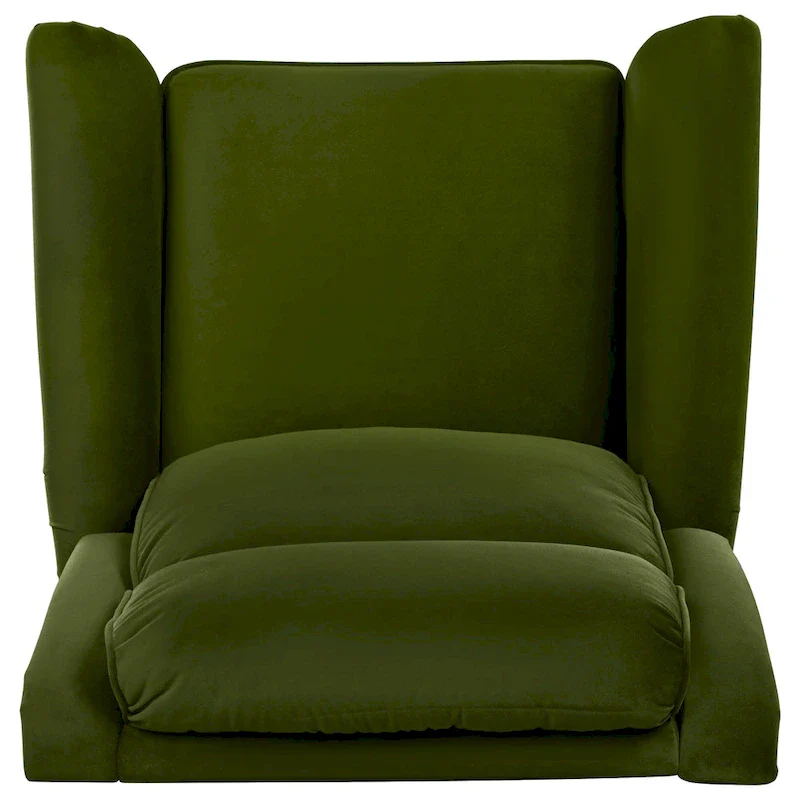 Marloo Modern Swivel Velvet Recliner Chair by Christopher Knight Home