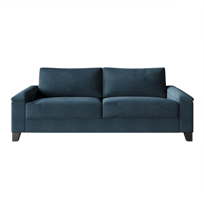 2.5-Seater Linen Sofa - Available in Beige, Grey, Blue