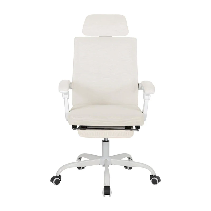 Office Chair With Foot Rest Ergonomic Swivel Mesh Task Office Chair