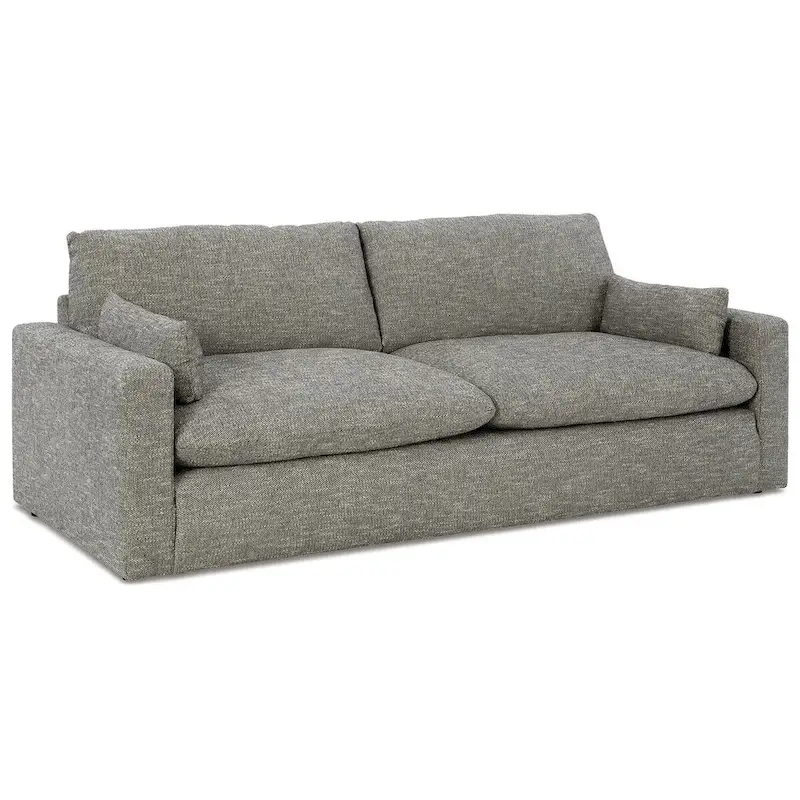 Dramatic Gray Sofa - 90W x 42D x 36H