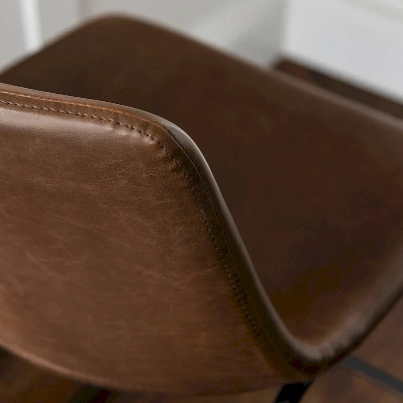 Middlebrook Prusiner 30-inch Faux Leather Bar Stool (Set of 2)