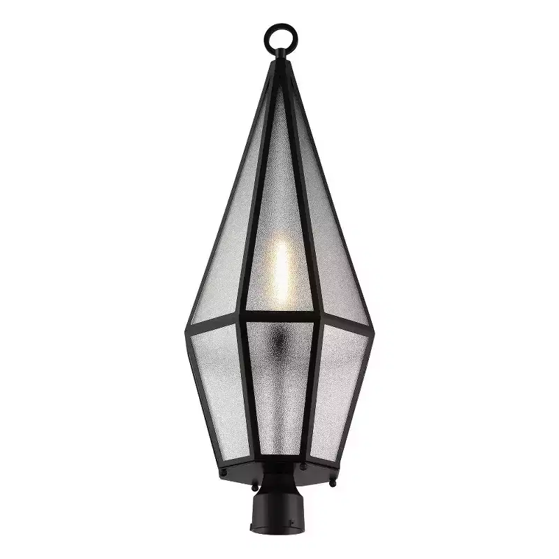Savoy House Peninsula 1 - Light Post Light in Matte Black