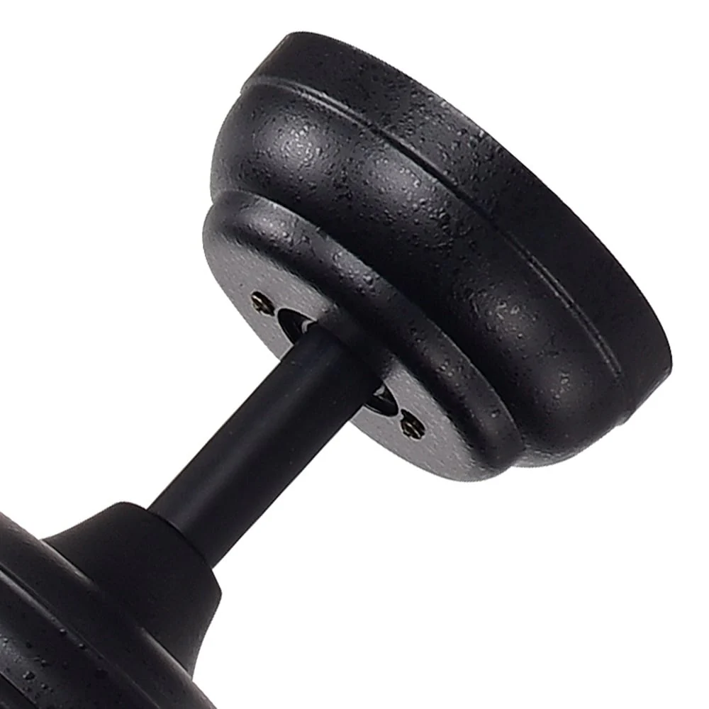 Garlow Matte Black 5-blade Lighted Ceiling Fan with Crystal Flower Cups Chandelier (includes Remote) - 52-inches Diameter