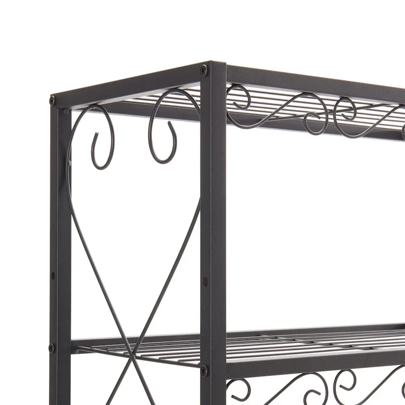 Rustic Brown Metal Queen Bed Frame