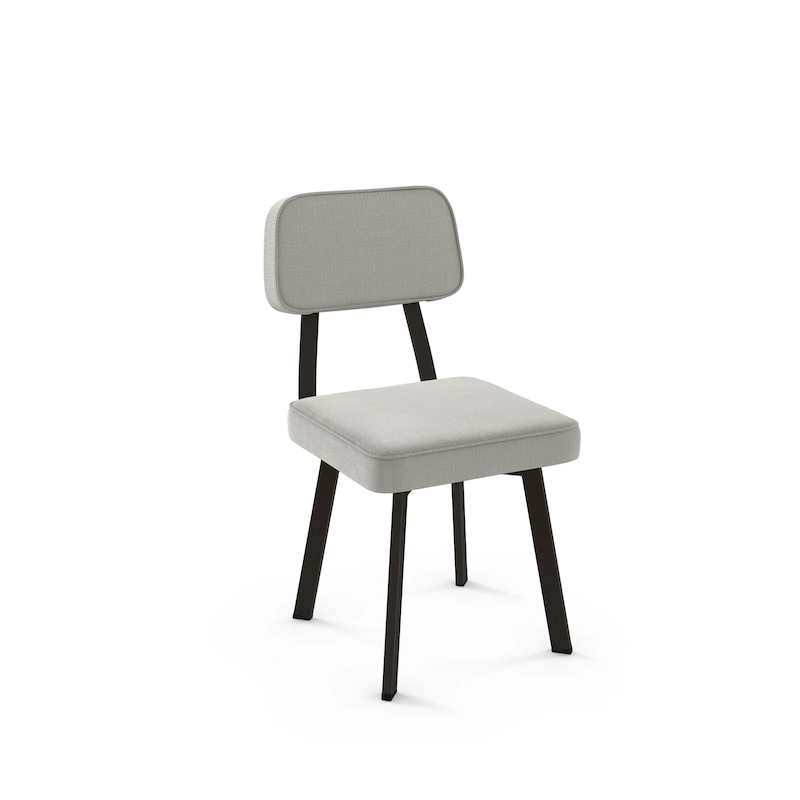 Amisco Clarkson Upholstered Dining Chair with Metal Legs