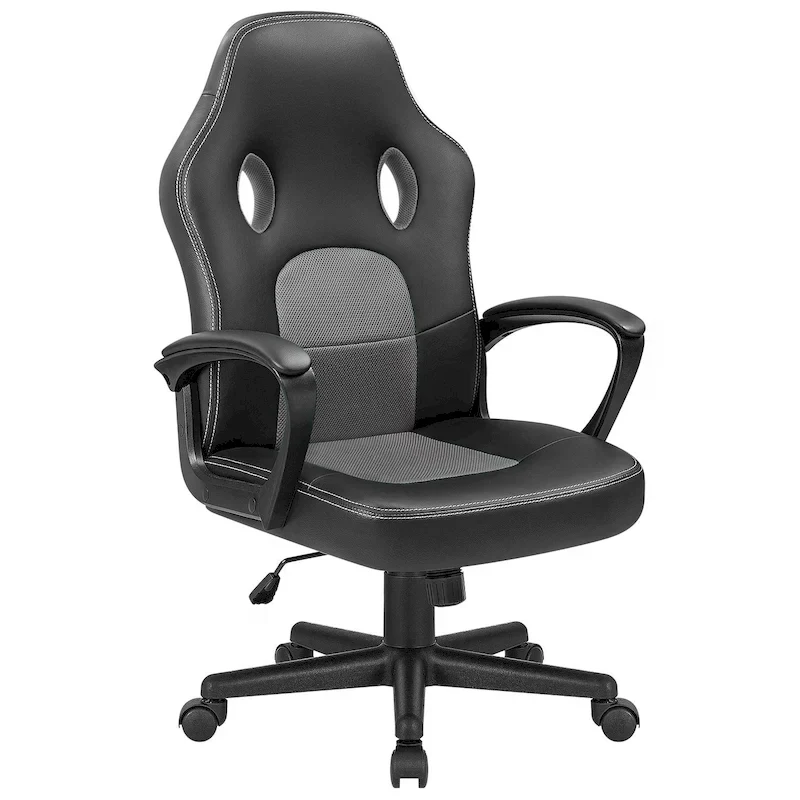 High Back Black Leather Office Gaming Chair