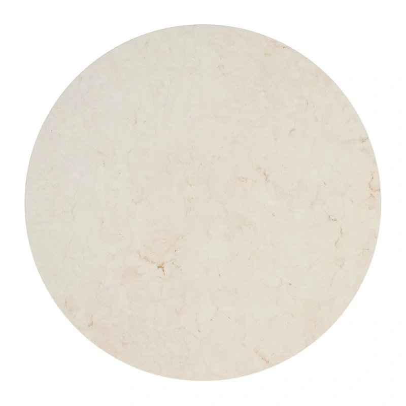 Danielle 44  Round Pedestal Marble Dining Table