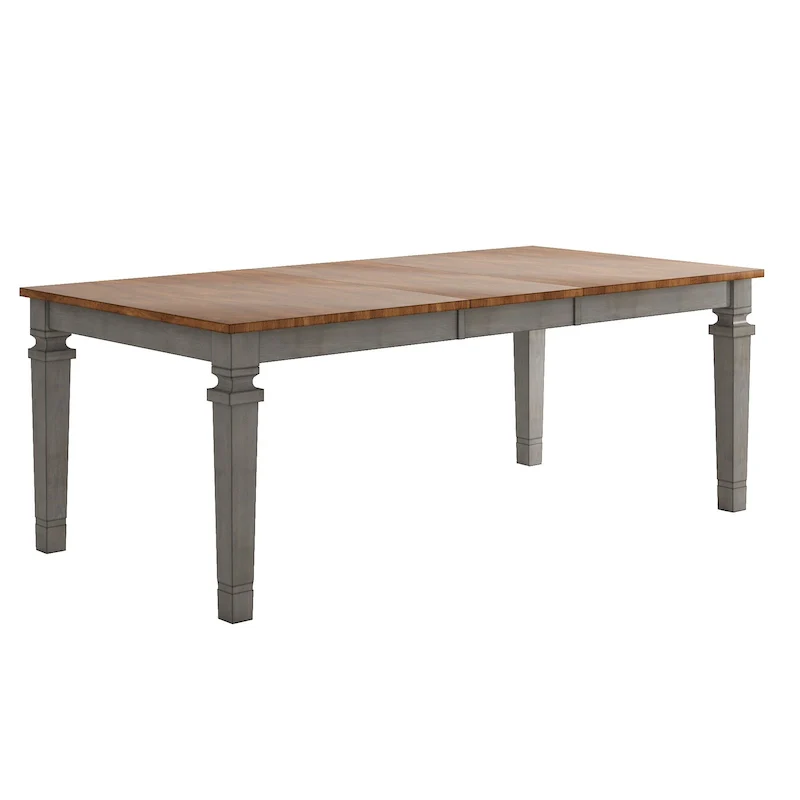 Elena Solid Wood Extendable Dining Table - Classic Style