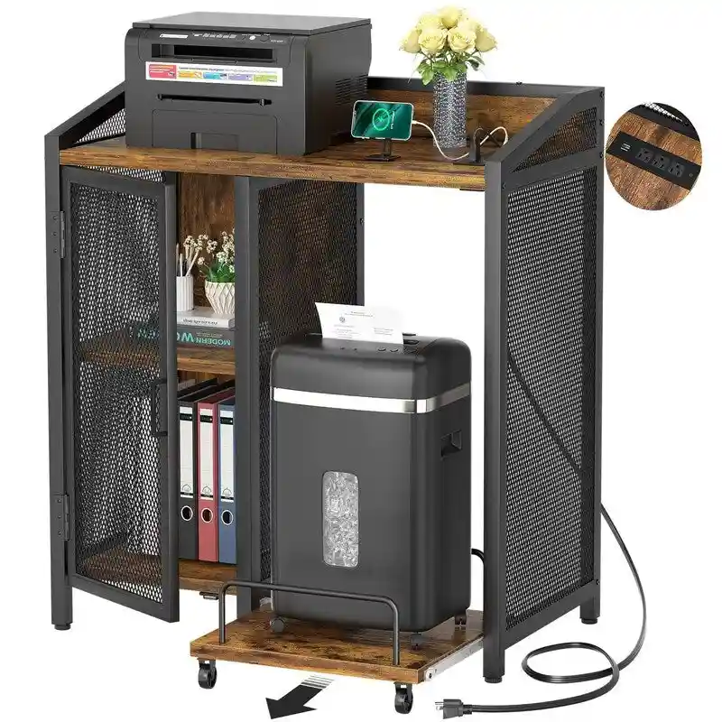 3-Tier Office Filing Cabinets - 16.5 D x 31.5 W x 34 H