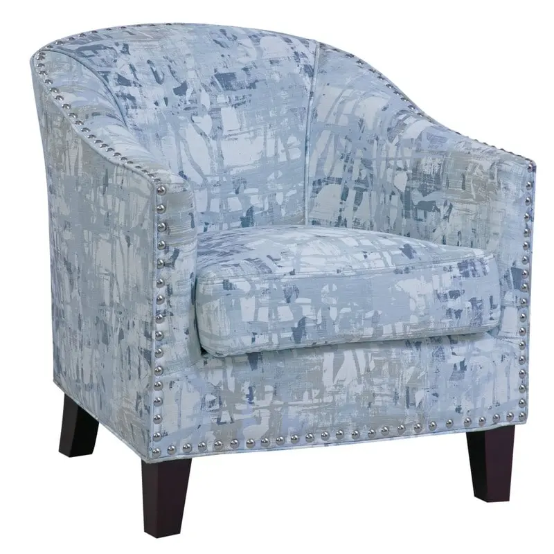 Grafton Home Giles Accent Chair with Nailhead Trim