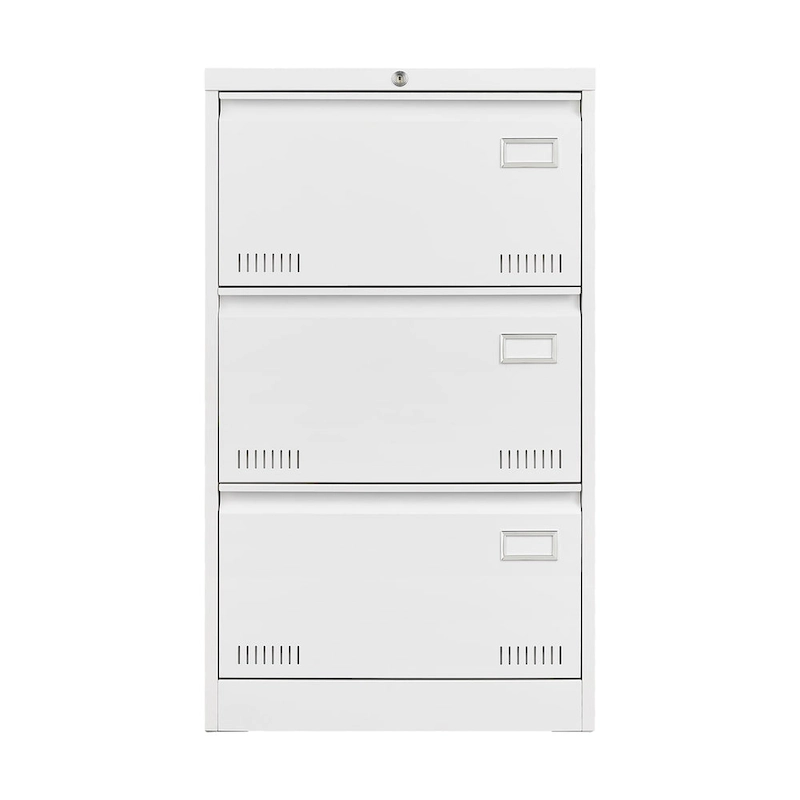 Metal Lateral 3 Drawer File Cabinet with Lock