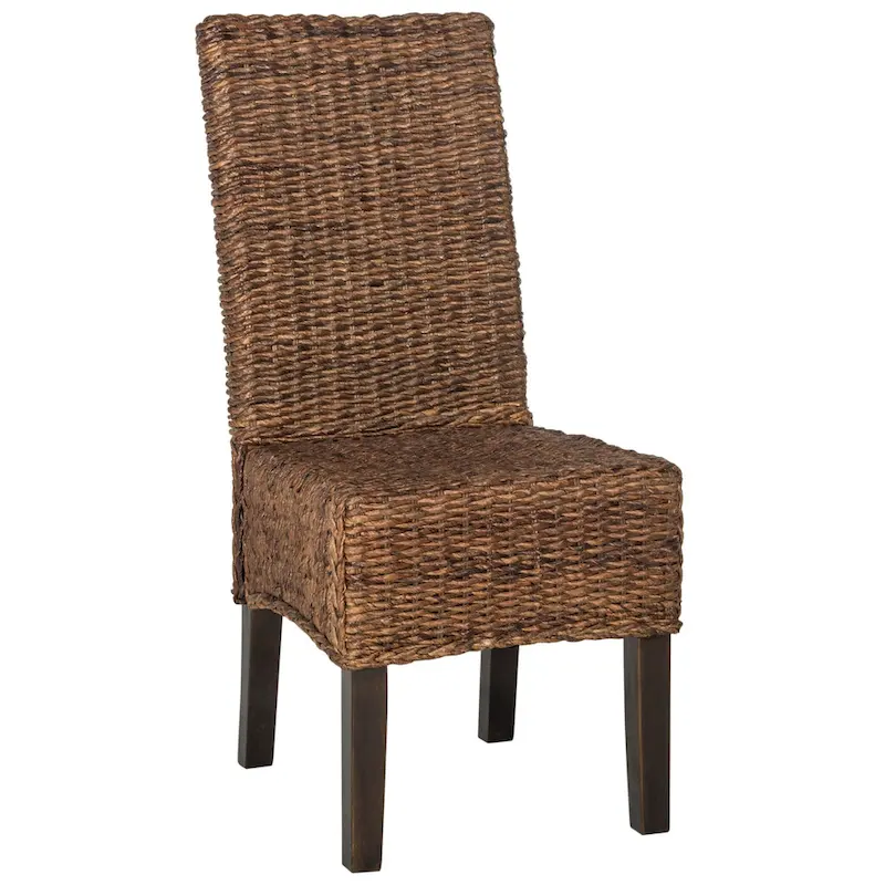 SAFAVIEH Meline Natural Dining Chair (Set of 2) - 17.3  x 24  x 38.5  - 17Wx24Dx39H