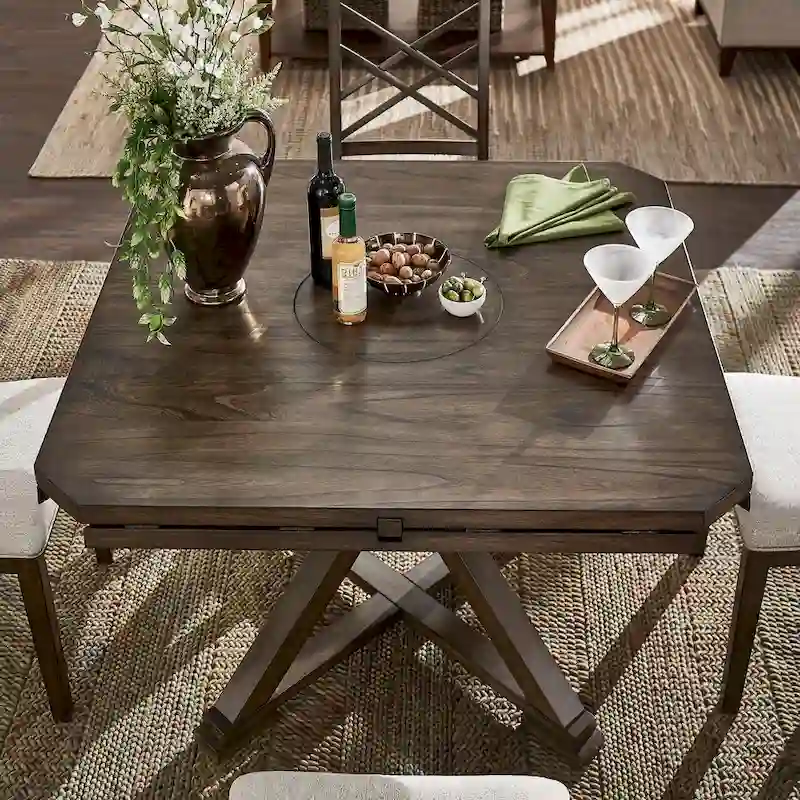 Garrison Espresso Convertible Dining Set by iNSPIRE Q Modern