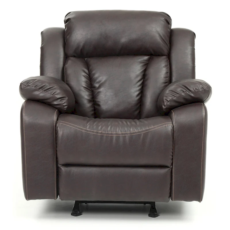 Daria Faux Leather Upholstery Reclining Chair - 38L x 37W x 41H