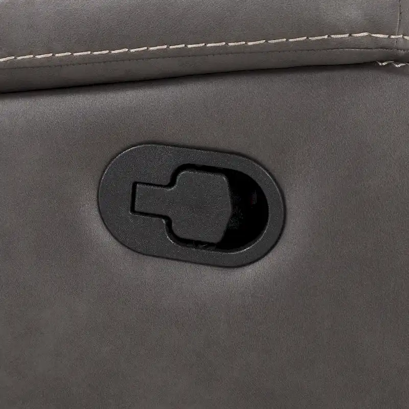 Kameryn Faux Leather Manual Reclining Loveseat