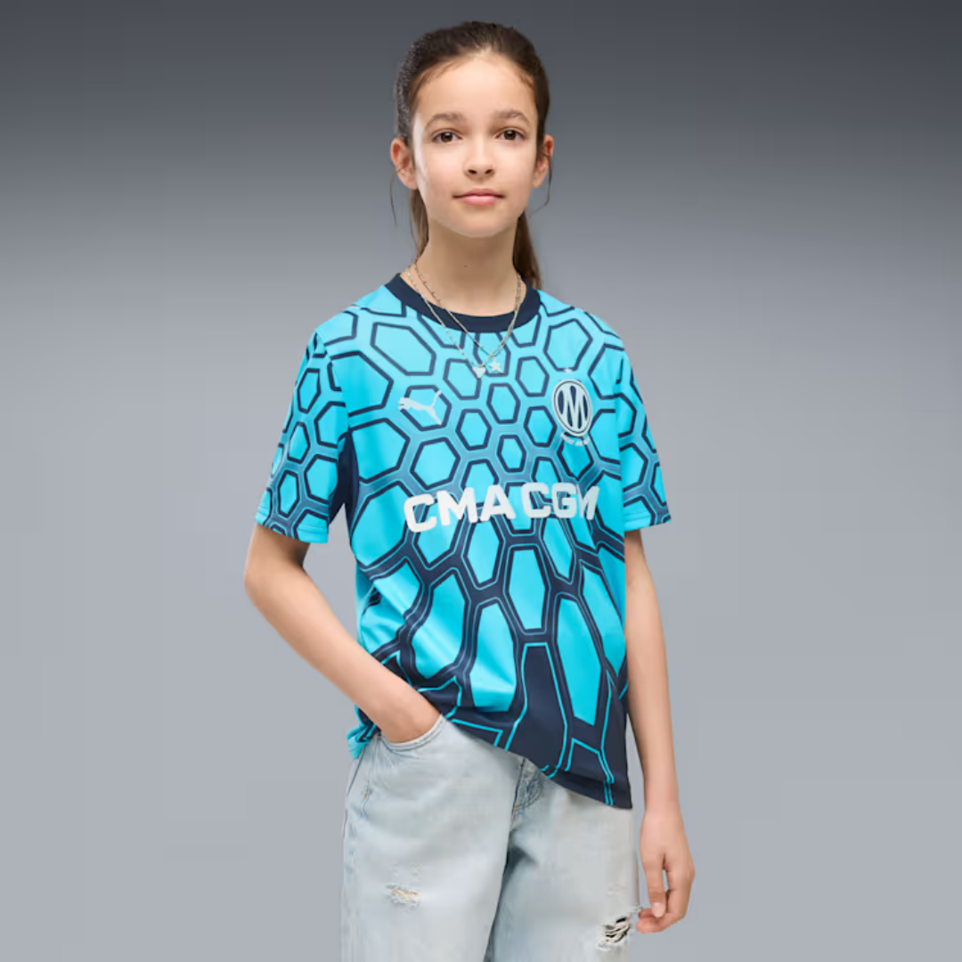 Kid's Olympique Marseille Goalkeeper Kit 2026/27 Blue