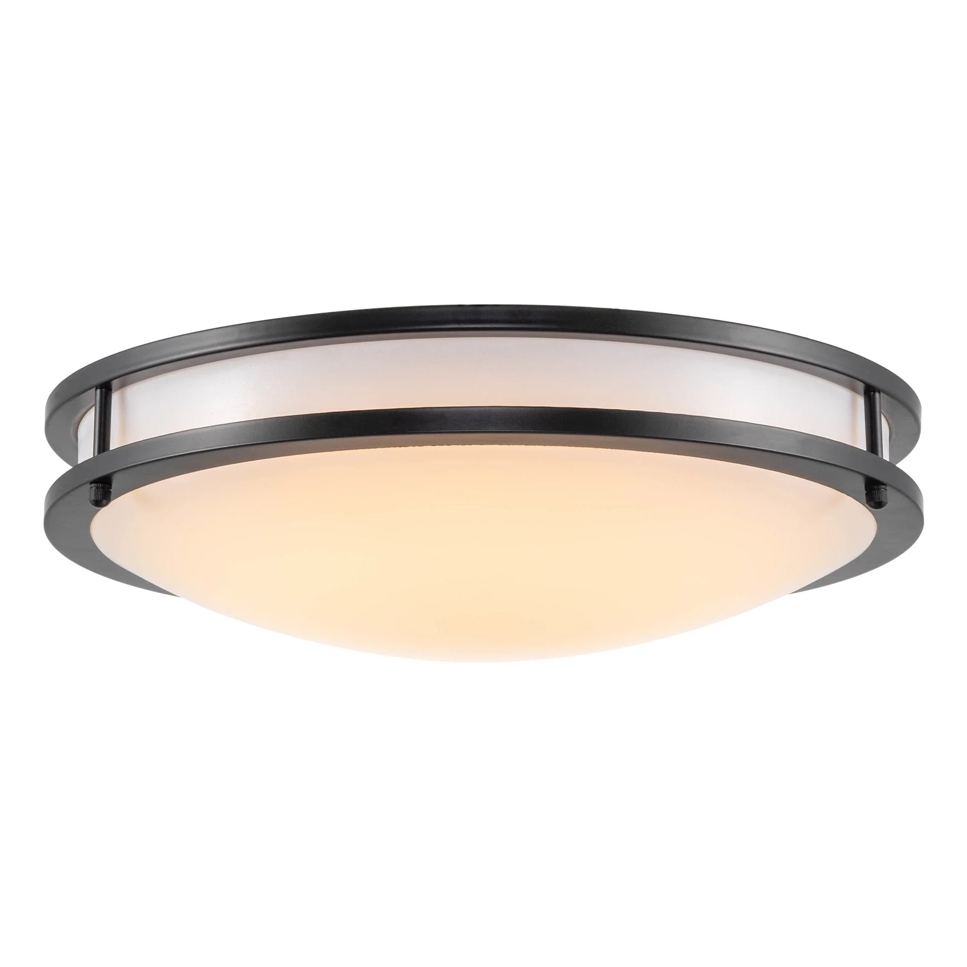 Brighton 16 Modern 2-Ring LED (24W) Flush Mount Ceiling Light