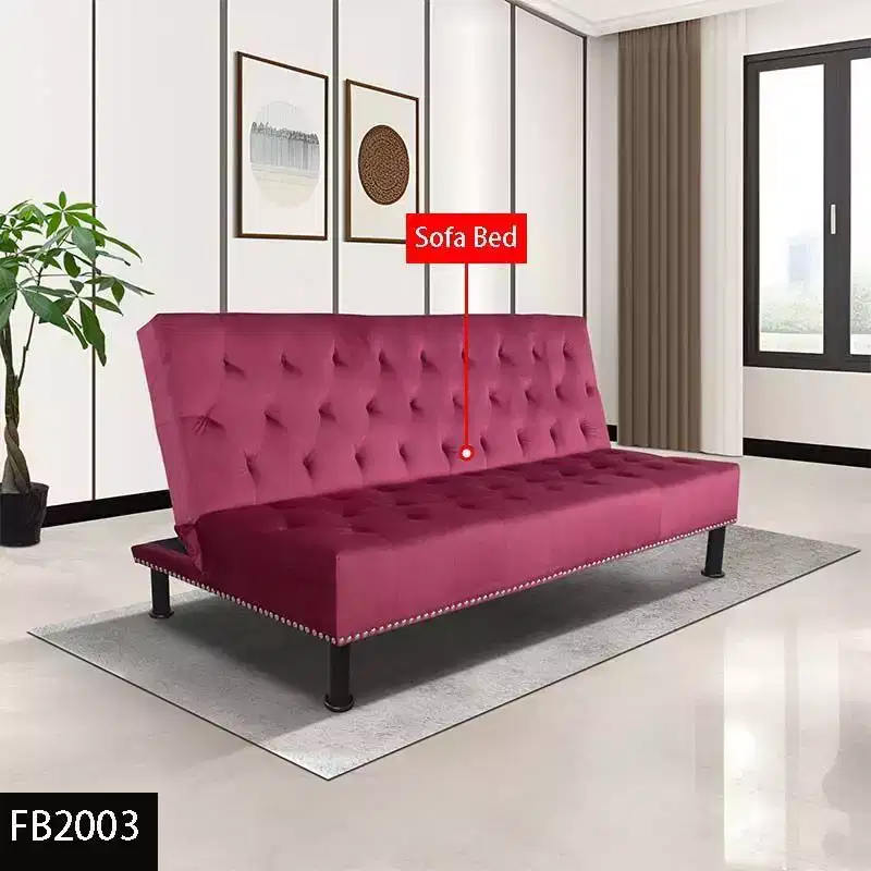 Hyleory Mulberry Flannel Living Room Sofabed