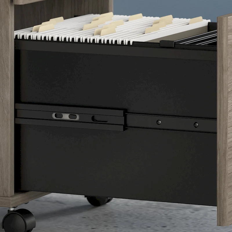 Hybrid 2 Drawer Mobile File Cabinet by Bush Business Furniture