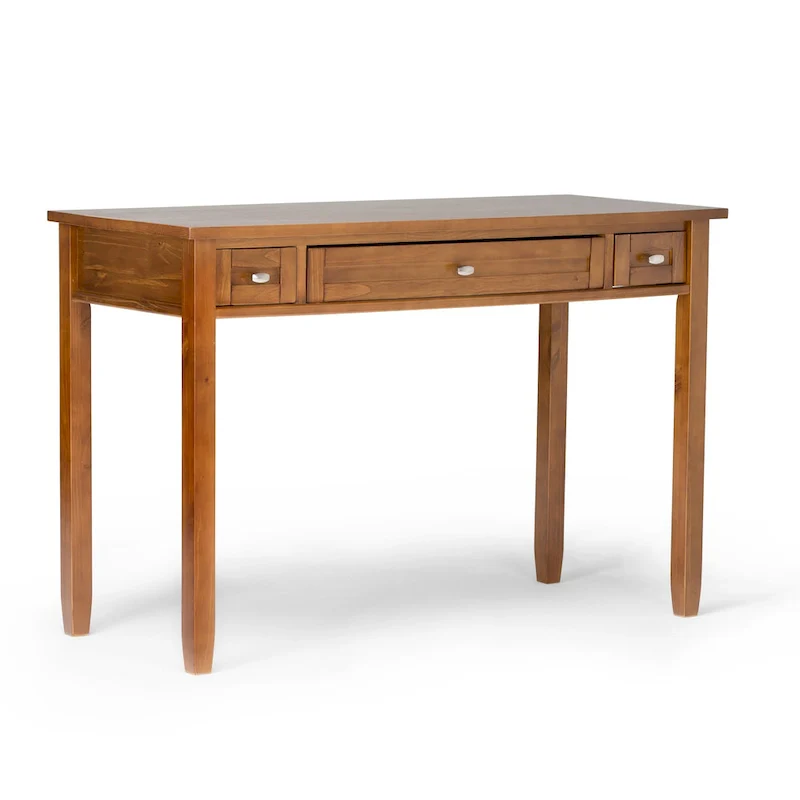 Solid wood transition style desk