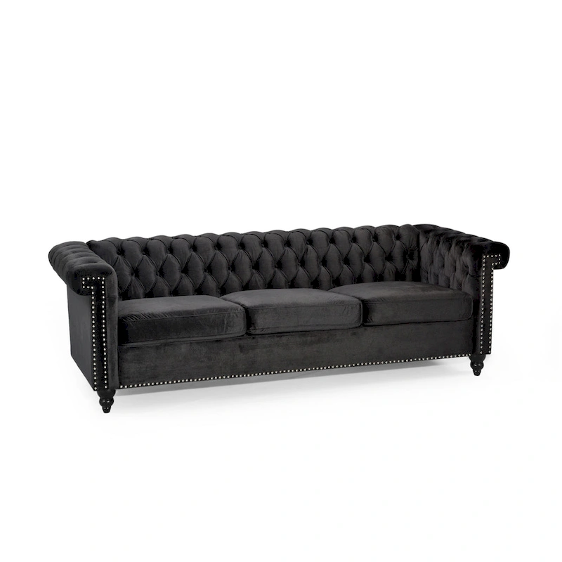 Parkhurst Tufted Velvet Sofa by Christopher Knight Home