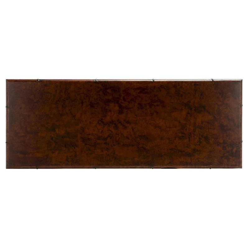 SAFAVIEH Francina Dark Brown/ Gold 2-Shelf Console Table - 42  W x 15.8  L x 29  H - 42Wx16Dx29H