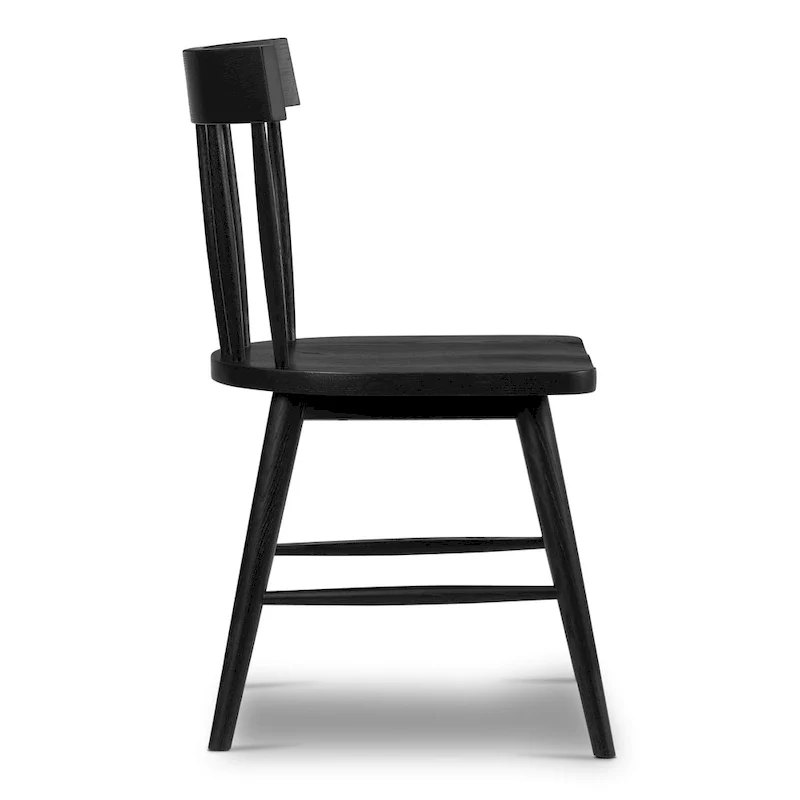 Hava Dining Chair - Solid Oak Wood with Spindle-Back