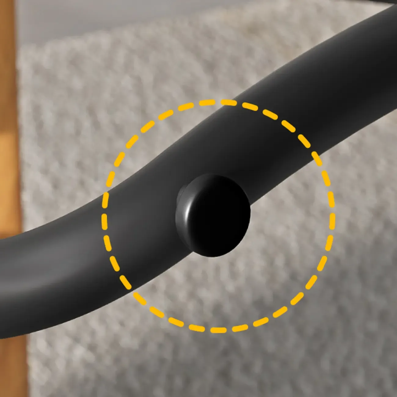 Brown Saddle Backless Counter Bar Stools with Footrest