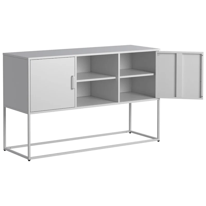 Metal Sideboard Cabinet with Adjustable feet
