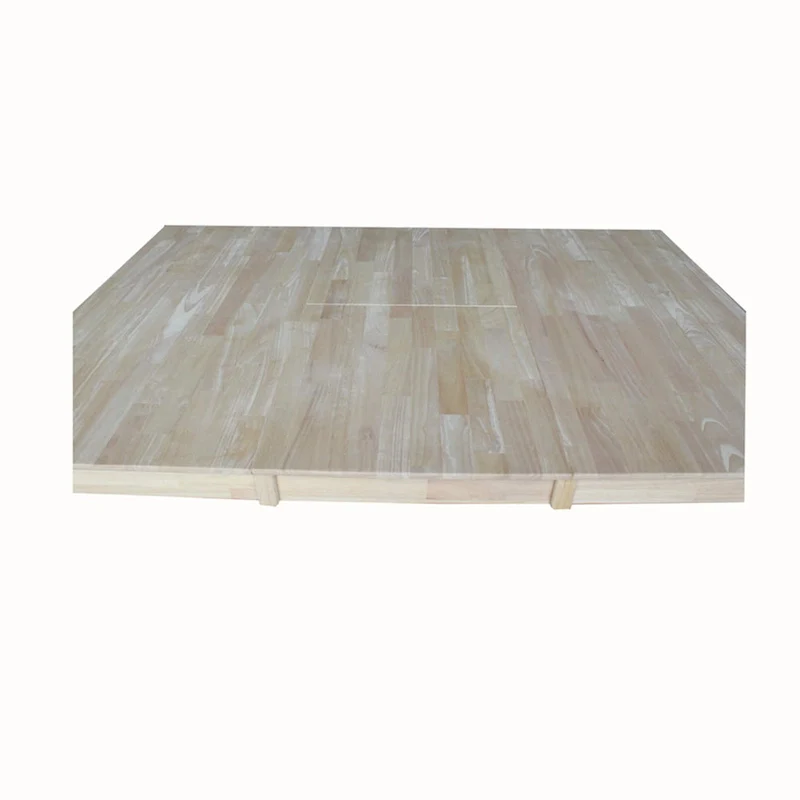 Solid Wood Unfinished Dining Table with Butterfly Leaf – Butcher Block Top, Extends to 58