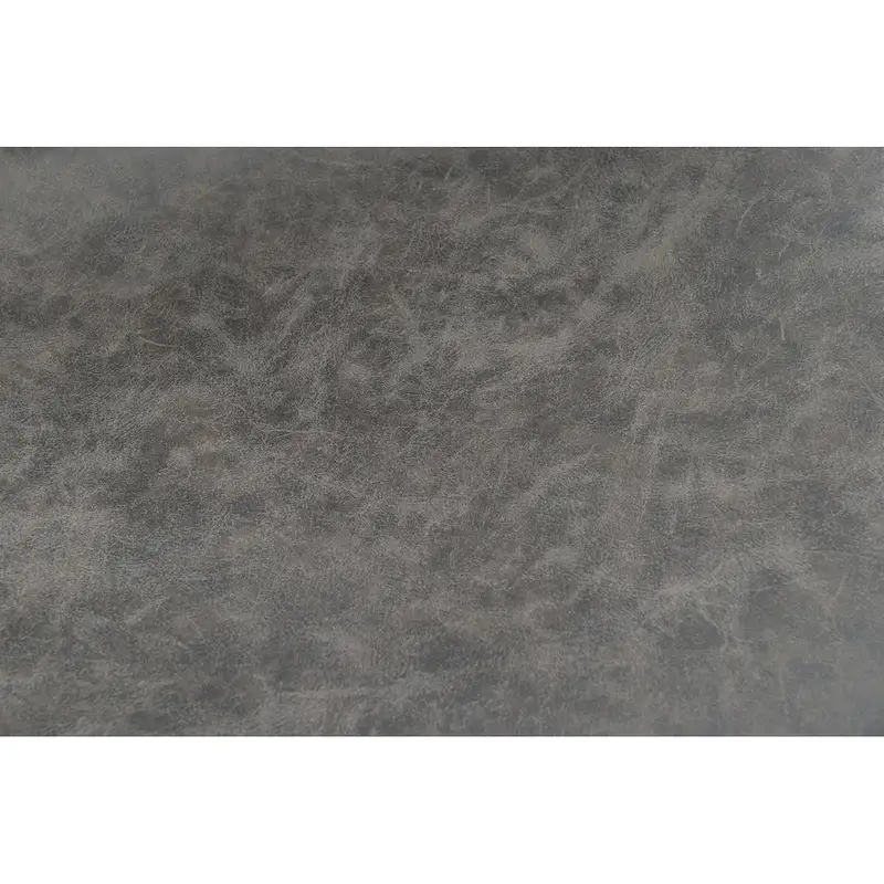 3-Piece 36  Round Top Counter Height Dining Table with 2 Faux Leather Stools