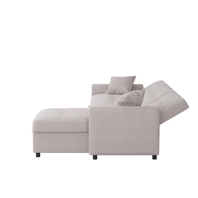 82 Wide Reversible Sleeper Sofa & Chaise