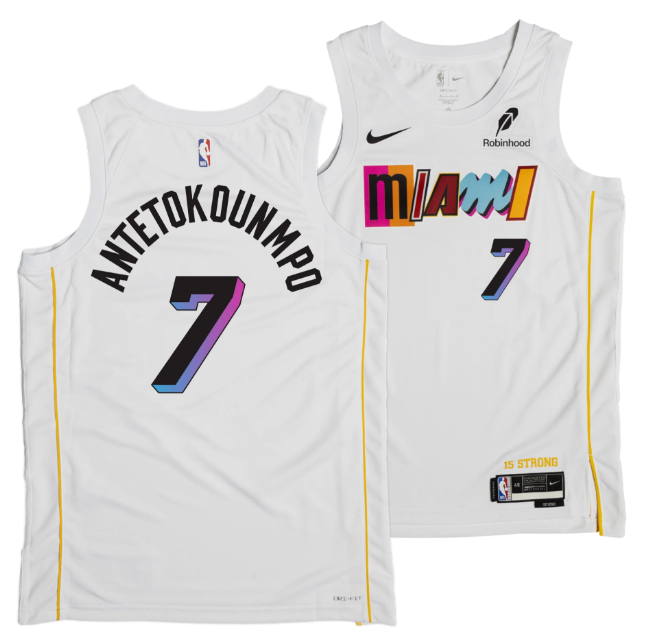 Miami Heat Giannis Antetokounmpo Mashup Vol. 2 Swingman Jersey