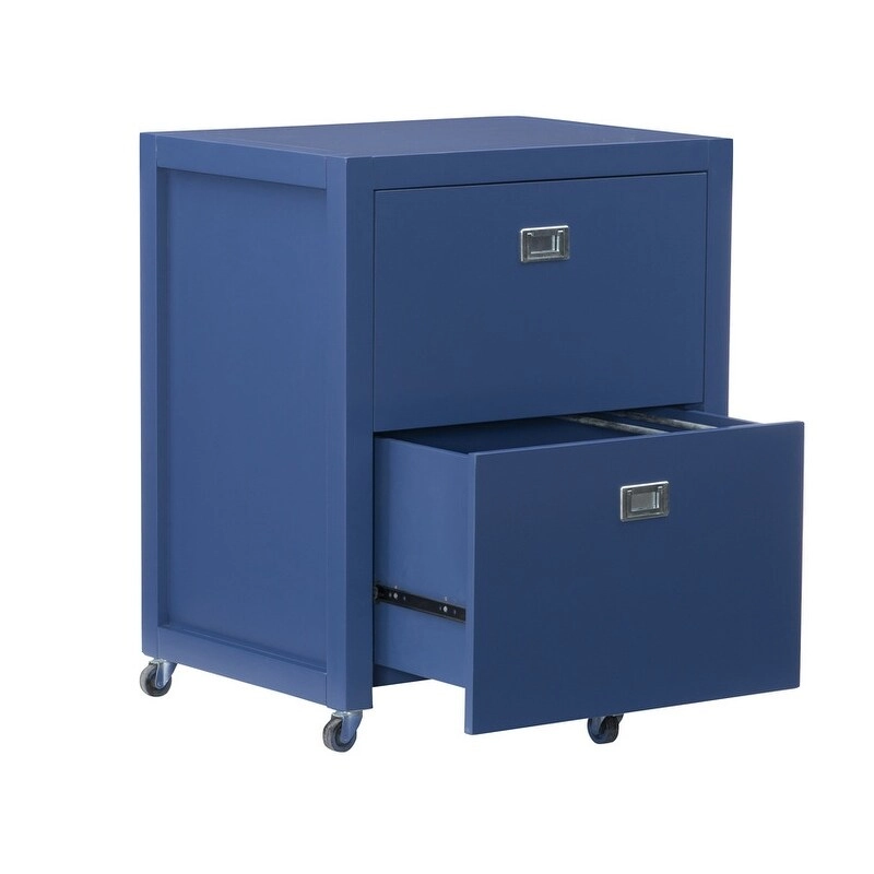 Linon Poppy Rolling File Cabinet