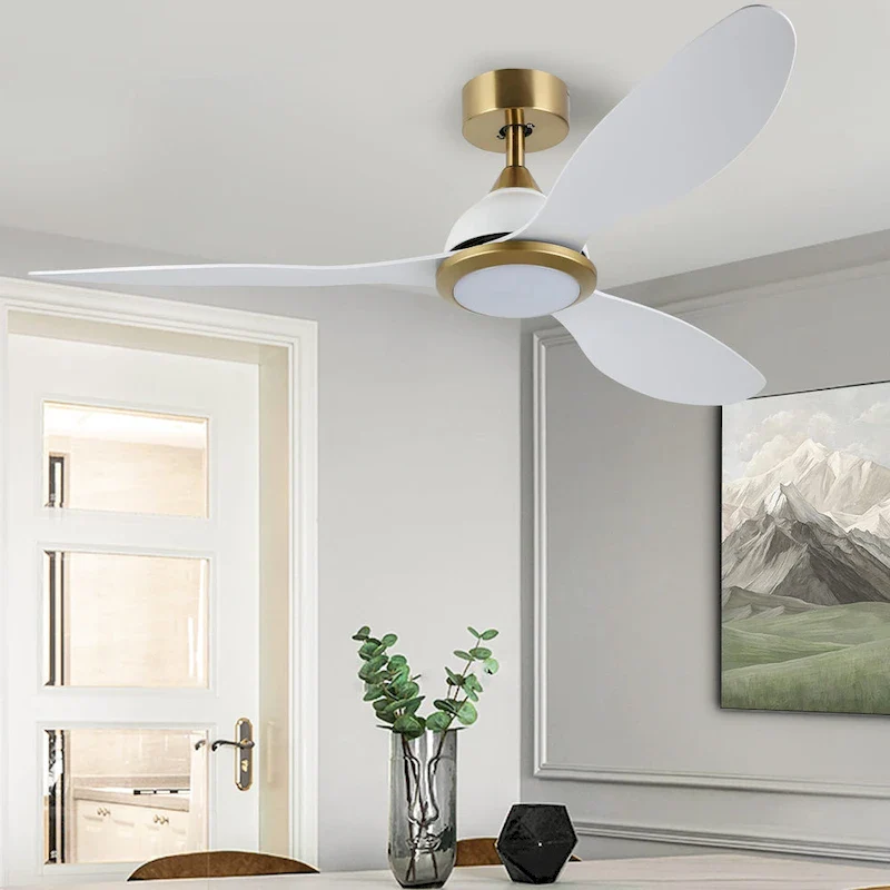 OVIOS Elegant 52-inch 2-in-1 Ceiling Fan Light with Remote Control