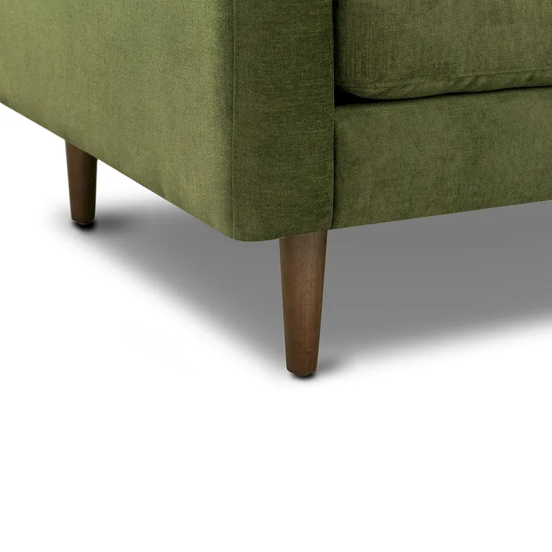 104.5 Fabric right-side sectional sofa