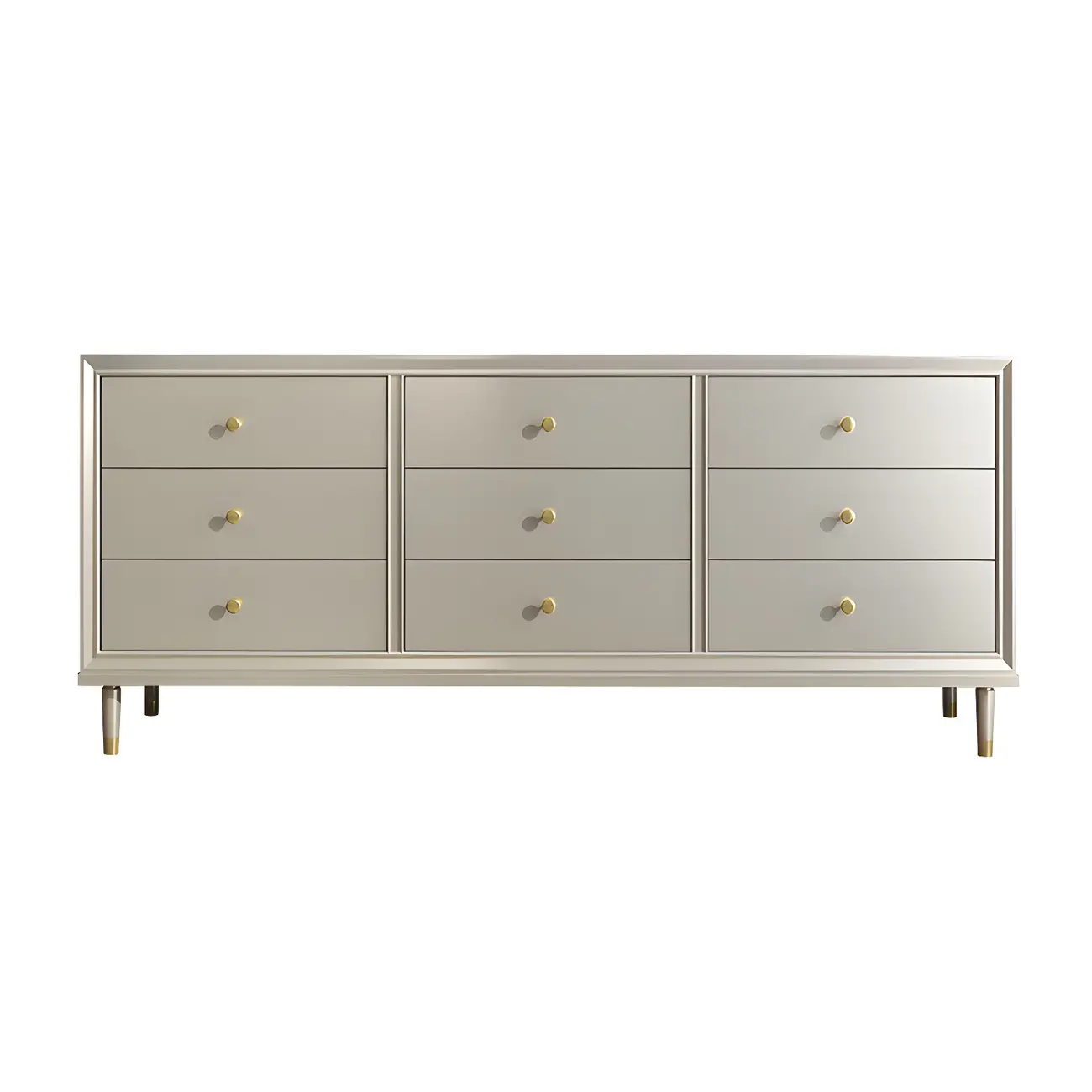 Elegant Off-White Wooden Dressers & Chests with Drawers
