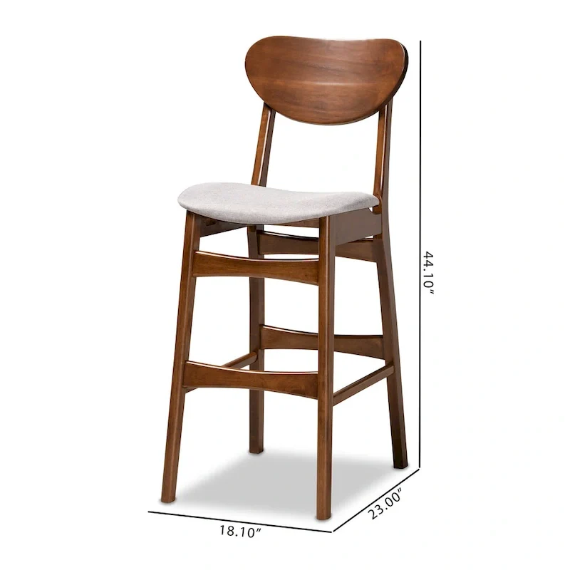 Mid-Century Modern Bar Stool