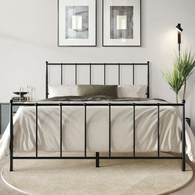 CraftPorch Minimalist Timeless Metal Platform Bed
