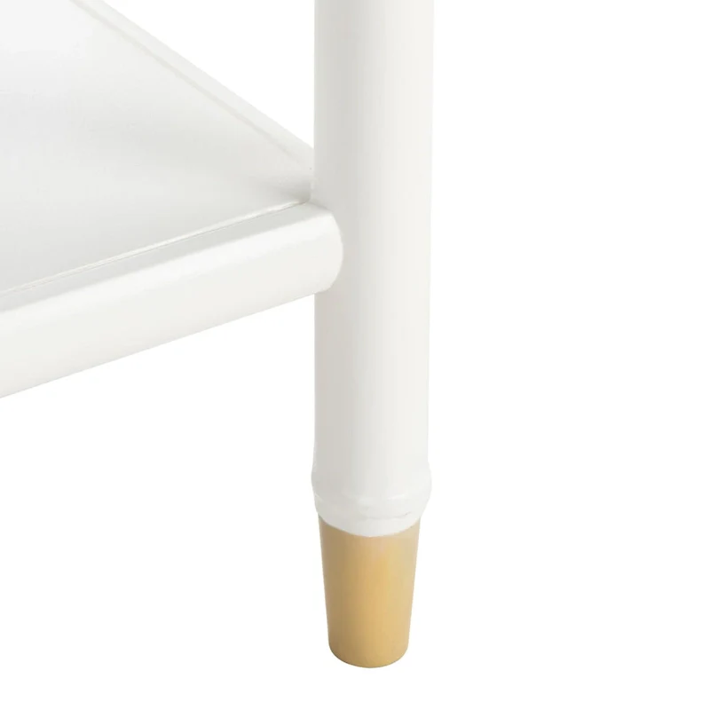 SAFAVIEH Dessa 2-Drawer 1-Shelf Accent Table. - 21  W x 18  D x 27  H - 21Wx18Dx27H