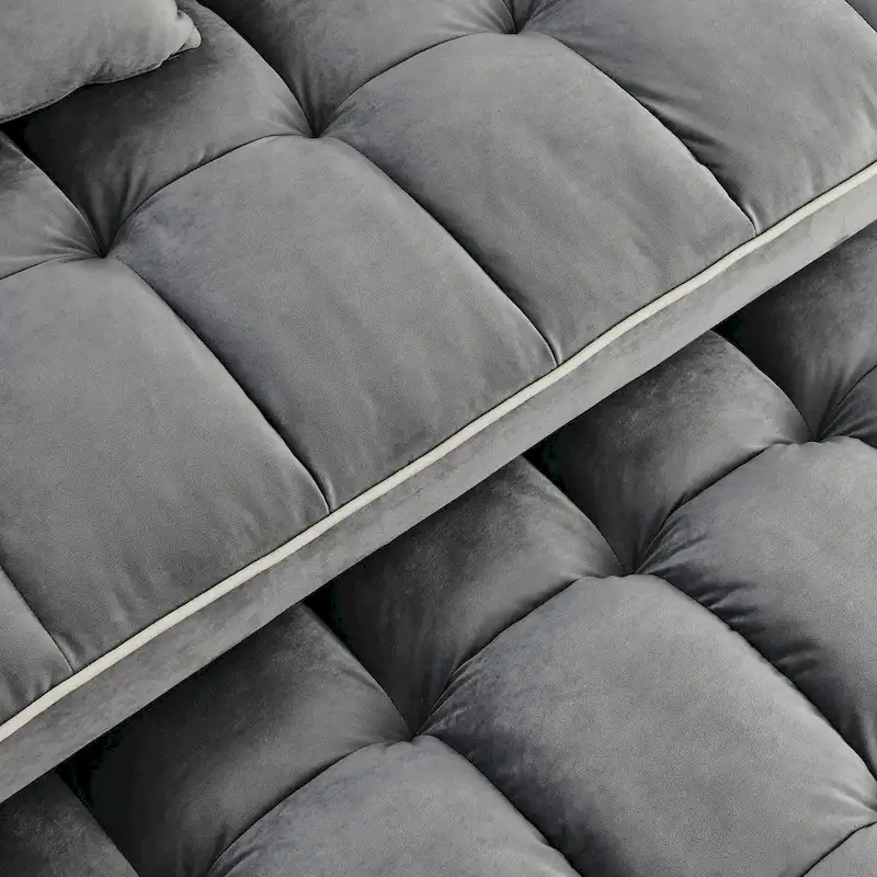 55.51 inch versatile foldable sofa bed in 3 lengths