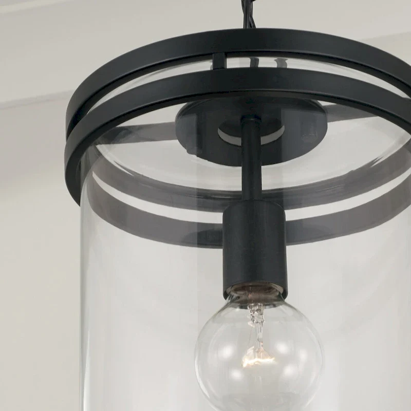 Fuller 1-light Pendant w/ Clear Glass
