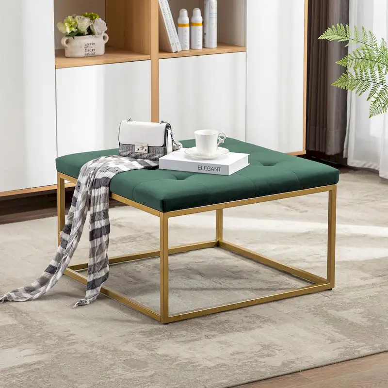 Square Ottoman Coffee Table 28L x 28D x 17H