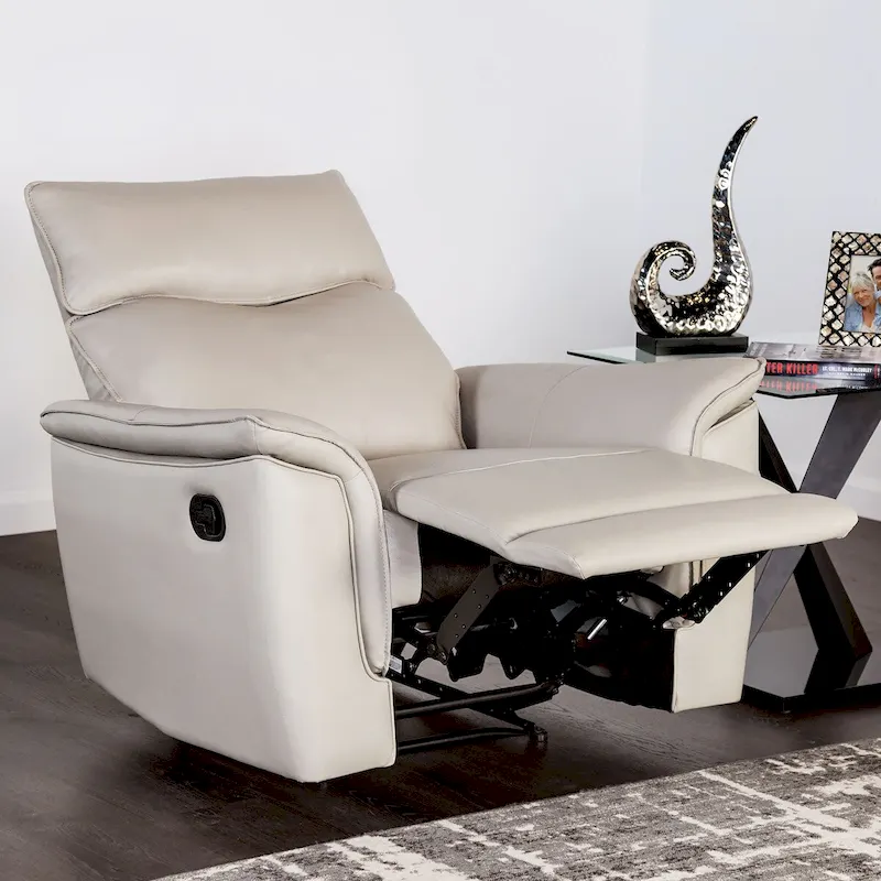 Marty Modern Leather Match Manual Recliner