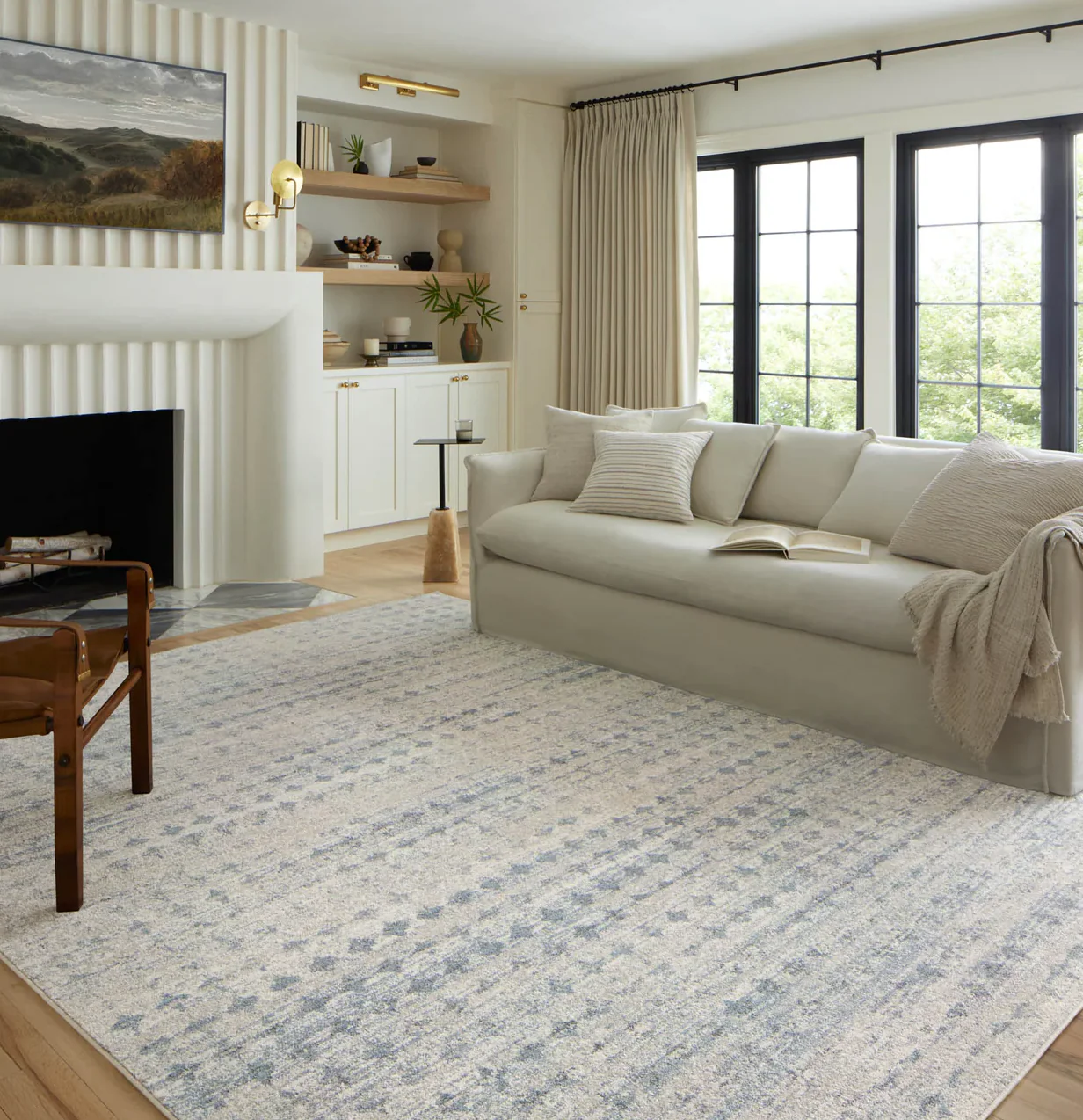 Kamala Sky/Dove Rug