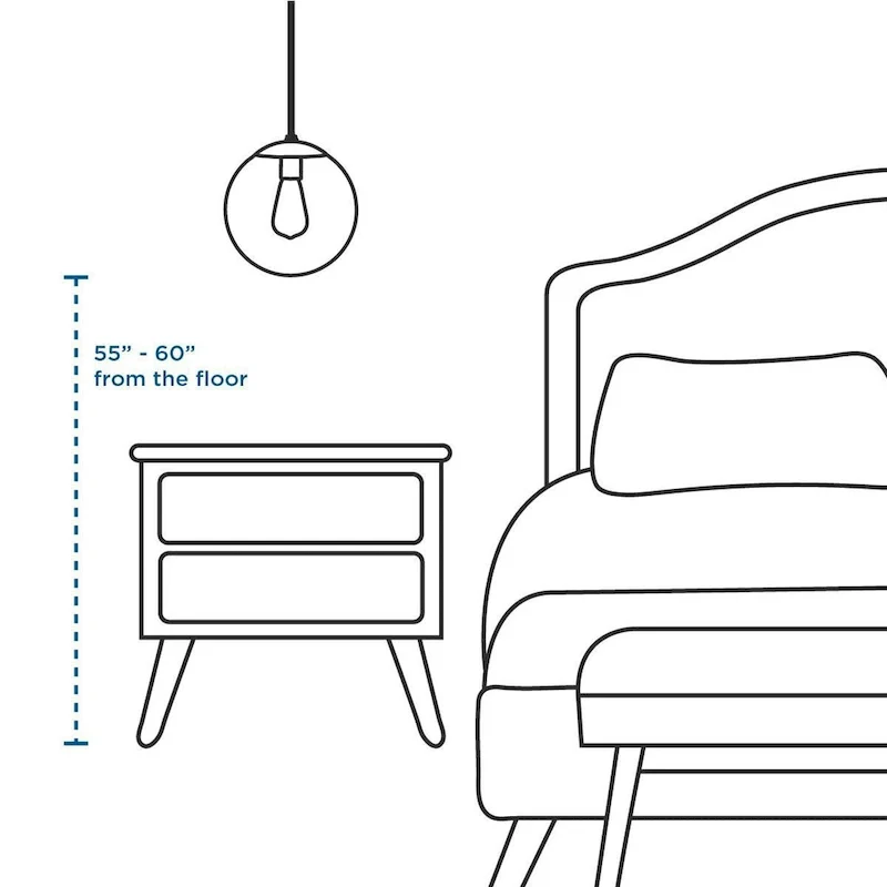 Atwell Collection Brushed Nickel and Opal Glass Globe Large Hanging Pendant Light - 12 in x 12 in x 12.5 in